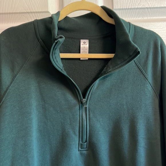 90 degrees by reflex half zip sweatshirt size large, nwt - Picture 2 of 10